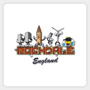 This is Rochdale, England Sticker